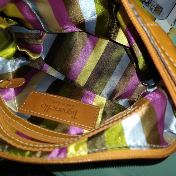Tignanello Tan Leather Handbag NWT - Picture 3 of 11